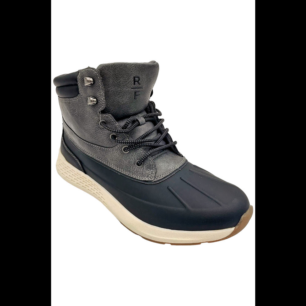 Reserved Footwear Mens Cascade High Top Sneakers Gray/Black - Medium